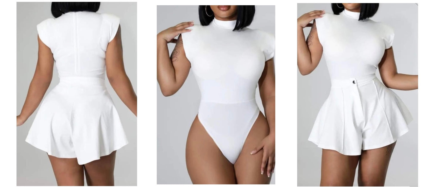 LOVELY BODYSUIT SHORT SET