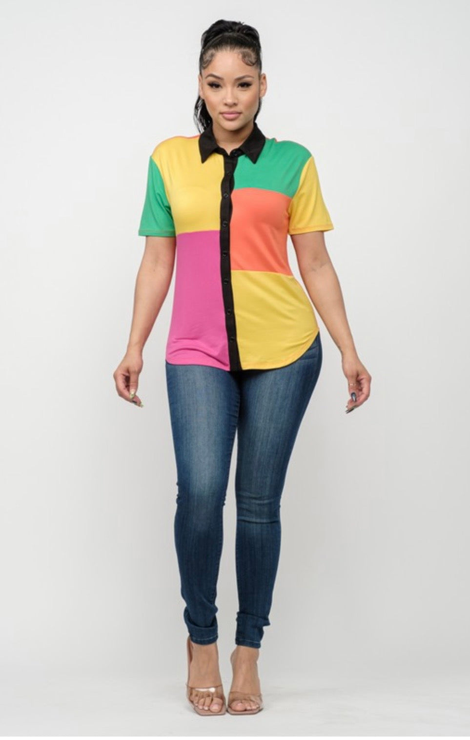 Color Block shirt